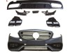 Προφυλακτήρας εμπρός για Mercedes C-class W205 (2014+) - AMG look - με diffuser και μπούκες