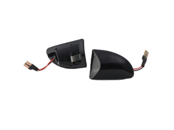 Led φλας φτερού για Smart Fortwo W451 (2007-2017) - φιμέ με τρεχούμενο φλας - σετ 2τμχ.