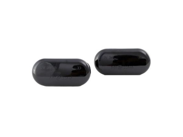 Led φλας φτερού για Nissan Navara, Pathfinder (2005+), Micra (2003+), Note, Qashqai (2007+) - φιμέ με τρεχούμενο φλας - σετ 2τμχ.