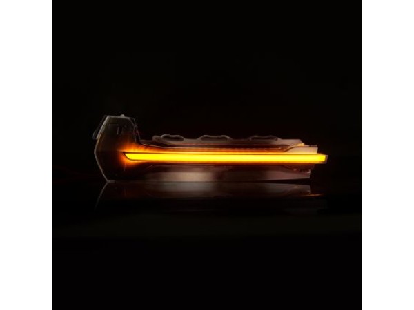 Τρεχούμενα led φλας για καθρέφτες για Audi A3 8V (2013-2018) - φιμέ με τρεχούμενο φλας - σετ 2τμχ.