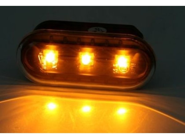 Led φλας φτερού για Vw / Ford / Seat - μαύρα - σετ 2τμχ.