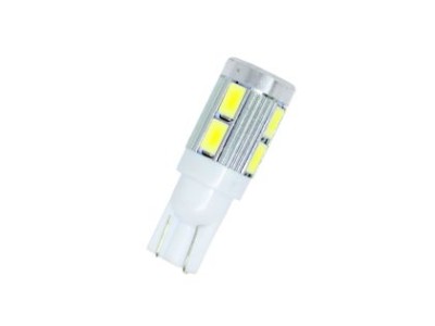 Led λάμπα τύπου Τ10 5W με 10 SMD 5630 led - κατάλληλη για φώτα ημέρας - 1τμχ.