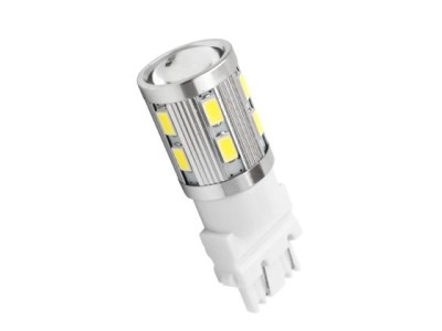 Led λάμπα τύπου Τ25 CANBUS 3156 με 16 SMD led και προτζέκτορα 5630 μονού φωτισμού κίτρινη - 1τμχ.