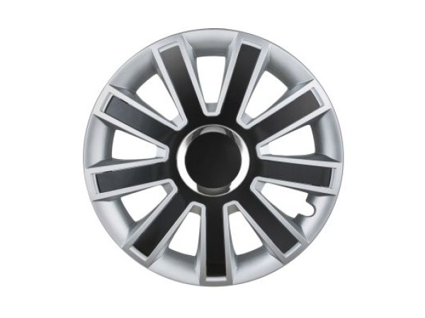 Τάσια Leoplast Flash ασημί / μαύρο - 16" ιντσών - 4τμχ.