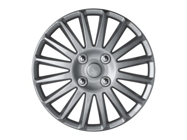 Τάσια αυτοκινήτου WJ-5019-14-A - 14" ιντσών - Ασημί - 4 τμχ.