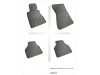 Λαστιχένια πατάκια Frogum για BMW σειρά 7 E65 / E66 / E67 (2001-2008) - 4τμχ.