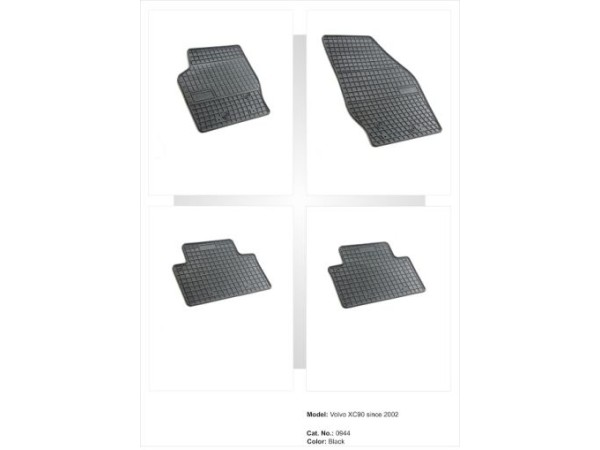 Λαστιχένια πατάκια Frogum για Volvo XC90 (2002-2014) - 4τμχ.