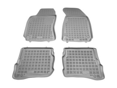 Λαστιχένια πατάκια Rezaw-Plast για VW Passat B5 (1996-2005) - τύπου σκαφάκι - γκρι - 4τμχ.