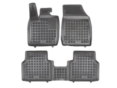 Λαστιχένια πατάκια Rezaw-Plast για Skoda EnyaQ (2020+) / Volkswagen ID.4 (2020+) / ID.5 (2022+) - τύπου σκαφάκι - 3τμχ.