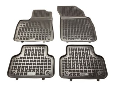 Λαστιχένια πατάκια Rezaw-Plast για AUDI Q7 4M (2015+) - 7 seats, designed to two rows of seats - τύπου σκαφάκι - 4τμχ.