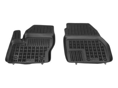 Λαστιχένια πατάκια Rezaw-Plast για Ford Transit Connect II (2013+) - front with an extra material on the driver side - τύπου σκαφάκι - 2τμχ.