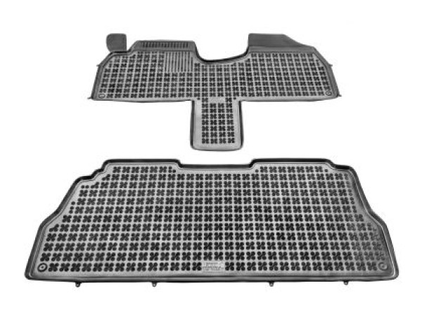 Λαστιχένια πατάκια Rezaw-Plast για CITROEN Evasion (1994-2003) / FIAT Ulysse I (1994-2002) / LANCIA Zeta (1994-2002) / PEUGEOT 806 (1994-2002) - τύπου σκαφάκι - 2τμχ.