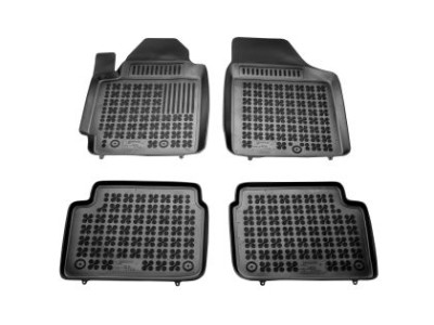 Λαστιχένια πατάκια Rezaw-Plast για HYUNDAI i10 I (2007-2013) - τύπου σκαφάκι - 4τμχ.