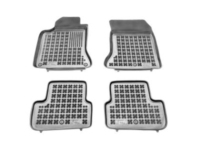 Λαστιχένια πατάκια Rezaw-Plast για Mercedes W176 A-Class / GLA (2011+) / Infiniti Q30 (2015-2019) - τύπου σκαφάκι - 4τμχ.