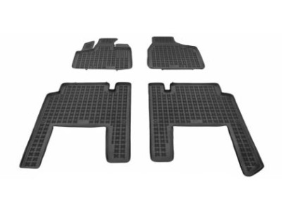 Λαστιχένια πατάκια Rezaw-Plast για CHRYSLER Voyager V (2007-2016) - 5-seater version - τύπου σκαφάκι - 3τμχ.