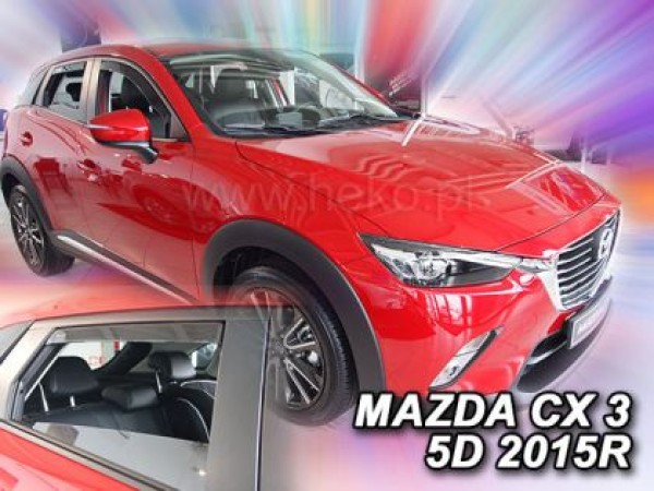 Ανεμοθραύστες Heko για Mazda CX3 (2015+) 5 πορτο - 4 τμχ. εμπρός και πίσω
