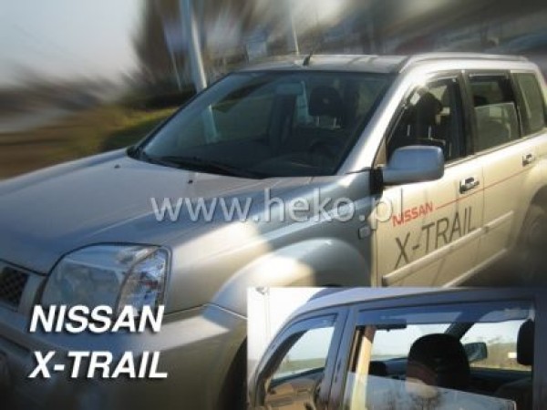 Ανεμοθραύστες Heko για Nissan X-Trail (2001-2007) - 4 τμχ εμπρός και πίσω
