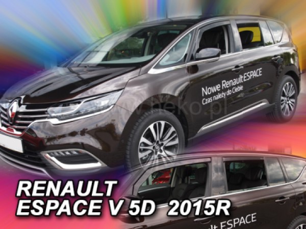 Ανεμοθραύστες Heko για Renault Espace (2014+) - 4 τμχ. εμπρός και πίσω