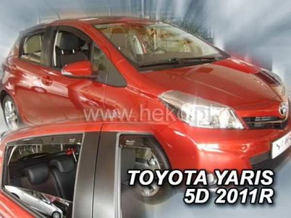 Ανεμοθραύστες Heko για Toyota Yaris (2011+) 5 πορτο - 4 τμχ εμπρός και πίσω