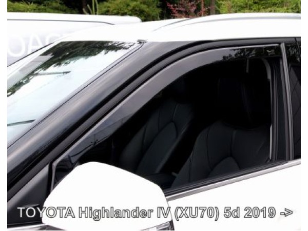 Ανεμοθραύστες Heko για Toyota Highlander IV (XU70) 5D (2019+) - 2 τμχ. εμπρός