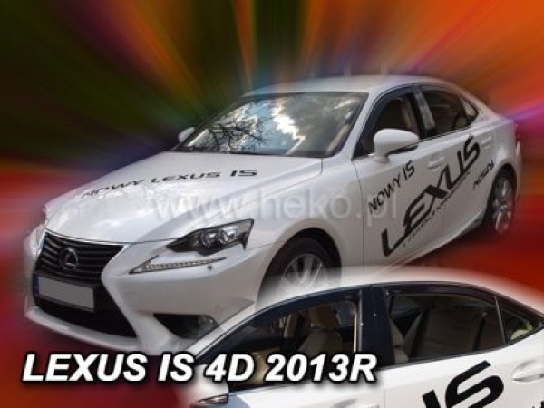 Ανεμοθραύστες Heko για Lexus IS (2013+) sedan - 4 τμχ. εμπρός και πίσω