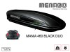 Μπαγκαζιέρα οροφής Menabo Mania 460 Black Duo, Max 75kg, 1950x360x790mm