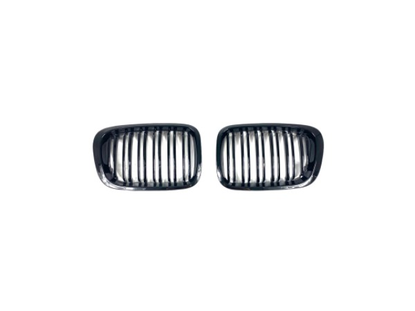 Μάσκα για BMW E46 sedan, combi (1998-2001) / compact (2001-2005) - διπλές M3 Look, 2τμχ.