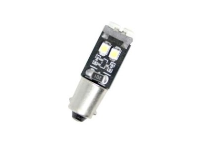 Led λάμπα τύπου BA9S CANBUS με 8 SMD led - εκ διαμέτρου αντίθετα - 1τμχ.