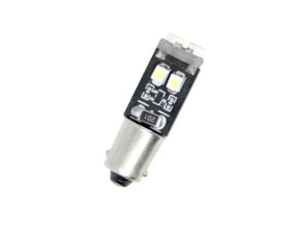 Led λάμπα τύπου BA9S CANBUS με 8 SMD led - εκ διαμέτρου αντίθετα - 1τμχ.