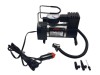 Κομπρεσέρ αέρος αυτοκινήτου 12V, 120W, 10A με μανόμετρο και αντάπτορα αναπτήρα με 3 αντάπτορες - 1 τμχ.