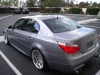 Αεροτομή πορτ - μπαγκάζ για BMW E60 (2003+) - M pack design - μαύρο χρώμα