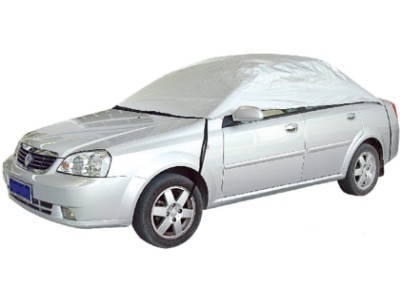Ημικουκούλα αυτοκινήτου 234 x 147 x 51 cm - καλοκαιρινή / χειμερινή γκρι χρώμα - μέγεθος S -1 τμχ.