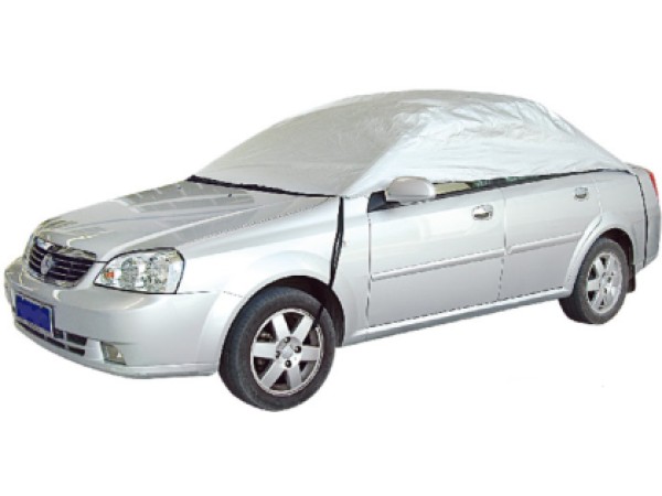 Ημικουκούλα αυτοκινήτου 234 x 147 x 51 cm - καλοκαιρινή / χειμερινή γκρι χρώμα - μέγεθος S -1 τμχ.