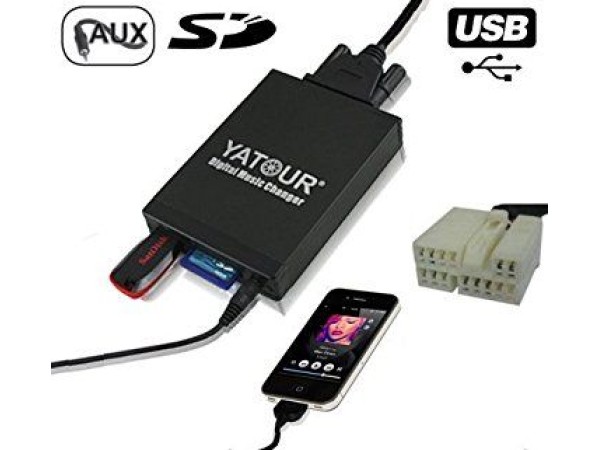 USB / MP3 Changer με Bluetooth* για Honda Accord / Civic / Cr-v / Fr-v / Prelude/ Jazz / S2000 / Odissey / City / Element / Acura - μετά το 2004