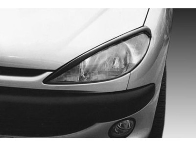 Φρυδάκια φαναριών Peugeot 206 - μαύρα