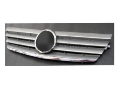 Μάσκα για Mercedes C203 coupe(2000-2007) - 4 γρίλιες χρωμίου