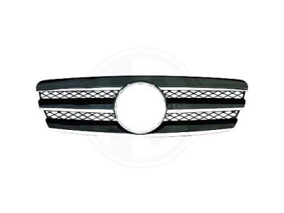 Μάσκα για Mercedes W211 E-Class (2002-2006) - CL Look μαύρη