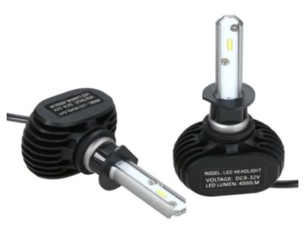 Led λάμπες H1 για μεσαία ή μεγάλα φώτα 8000 lumen , 36 Watt - 6000K - 2τμχ.