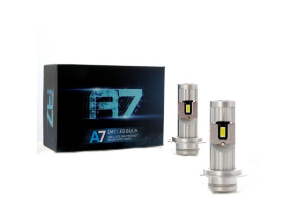 Led λάμπες Η7 για μεσαία ή μεγάλα φώτα Plug-N-Play 12000 lumen , 26 Watt - 6000K - 2τμχ.