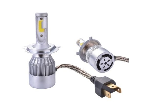 Led λάμπες 9004 / 9007 για μεσαία και μεγάλα φώτα 7600 lumen , 36 Watt - COB 6000K - 2τμχ.
