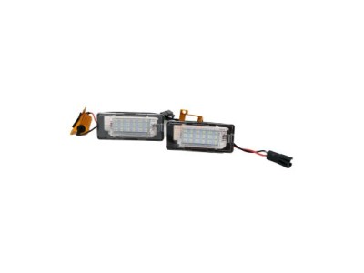 Πλαφονιέρα πίσω πινακίδας για Vw Golf 2010+ / Passat / Sharan / Touran / Touareg 2011+, 76x33 mm - 2 τμχ.