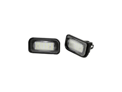 Πλαφονιέρα πίσω πινακίδας για Mercedes W203 4D , W209, 69x33 mm - 2 τμχ.