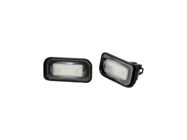 Πλαφονιέρα πίσω πινακίδας για Mercedes W203 4D , W209, 69x33 mm - 2 τμχ.