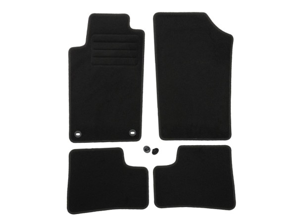 Πατάκια μοκέτα για Peugeot 206 1998-2009 - Texer Basic - 4τμχ.