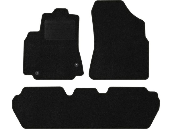 Πατάκια μοκέτα για Peugeot Partner II 2008-2018 - Texer Basic - 3τμχ.