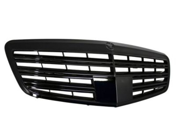 Μάσκα για Mercedes W221 S-Class (2005-2010) - AMG design μαύρη