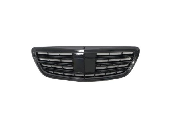 Μάσκα για Mercedes W222 S-Class (2013+) - AMG design - μαύρη