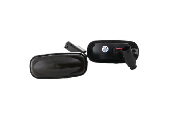 Led φλας φτερού για Landrover Discovery 2 (1999-2004), Freelander 1 (1998-2002), Defender - φιμέ με τρεχούμενο φλας - σετ 2τμχ.