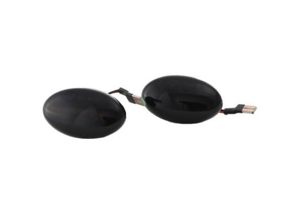 Led φλας φτερού για Smart Fortwo W450 (1998-2007), Vito (2003+), A-Class W168 (1997-2001) - φιμέ με τρεχούμενο φλας - σετ 2τμχ.