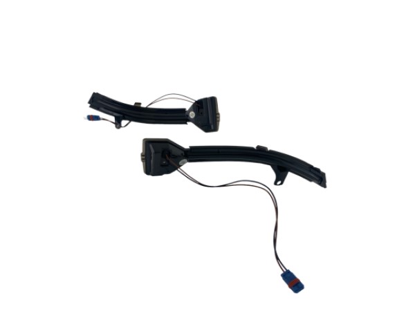 Τρεχούμενα led φλας για καθρέφτες για BMW σειρά 5 F10, F11, GT F07, F12, F13 (2020-2017), σειρά 7 F01 (2008-2015) - φιμέ με τρεχούμενο φλας - σετ 2τμχ.